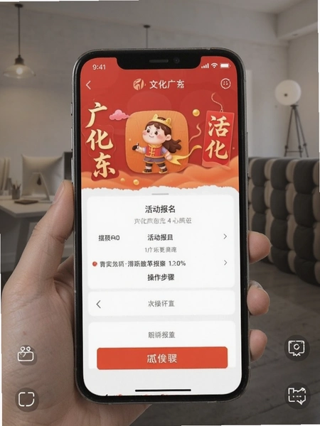 �Ļ��㶫APP�����ҳ����������ͼ