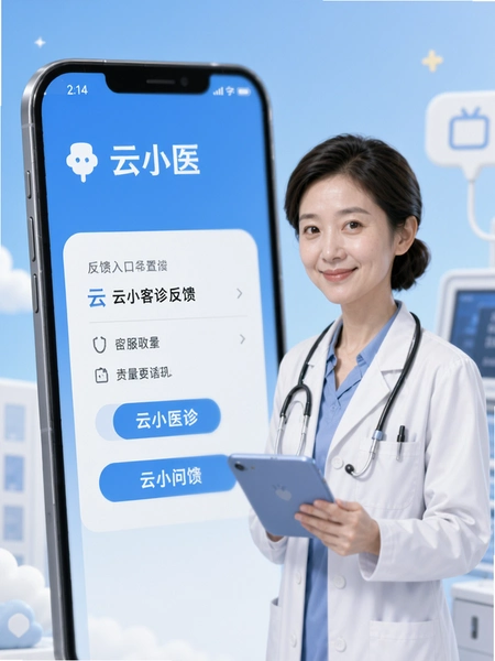 云小医问诊客服反馈入口位置