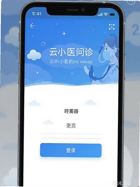 云小医问诊注册登录页面截图