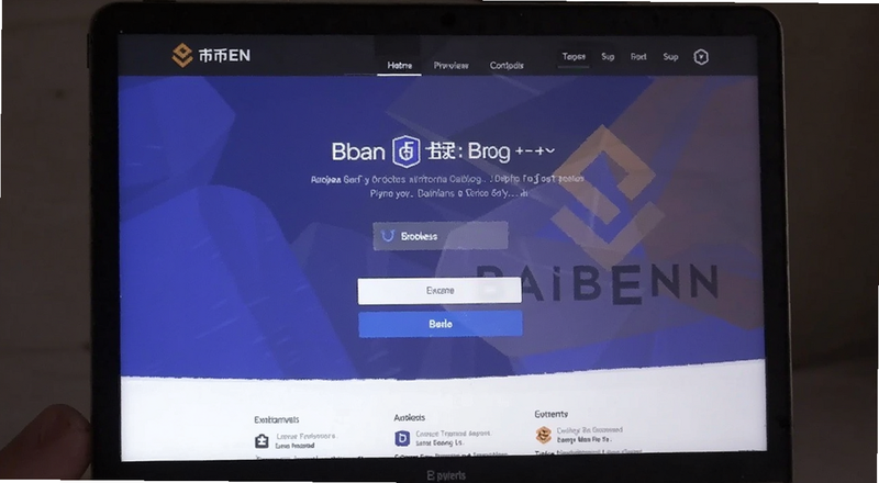 币安官网首页登录界面预览图