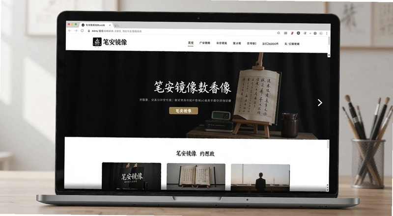 笔安镜像网站首页界面预览图