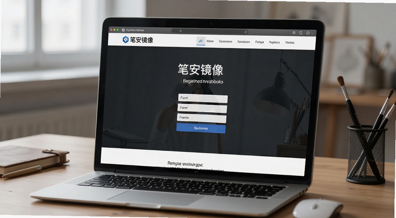 笔安镜像网站注册登录页面预览图