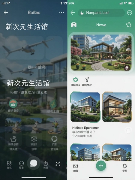 新次元生活馆应用首页界面截图