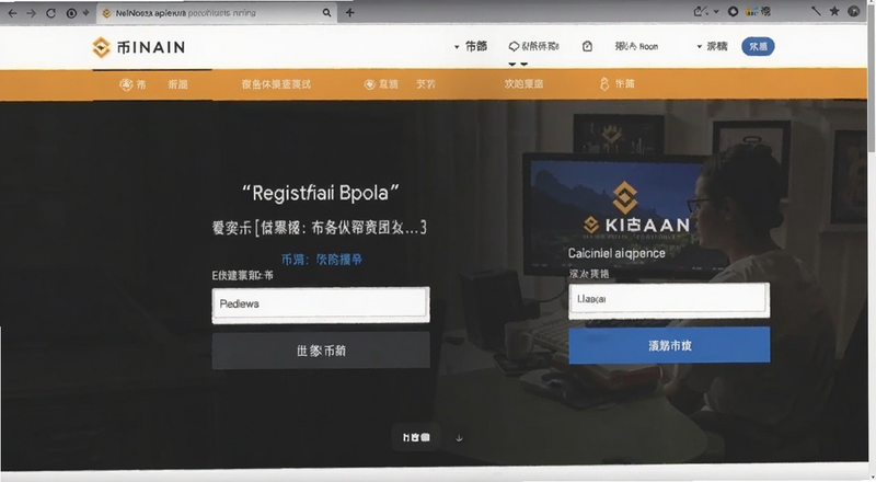 币安官网首页注册入口界面预览图