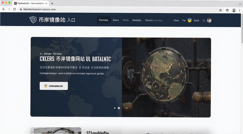 币岸镜像网站入口页面预览图
