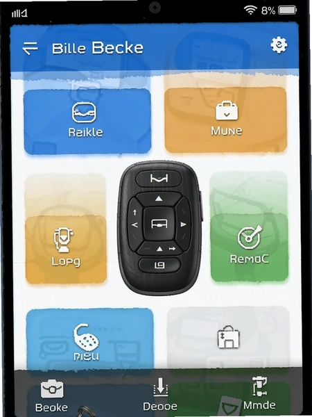 别克遥控器app主界面功能布局预览图