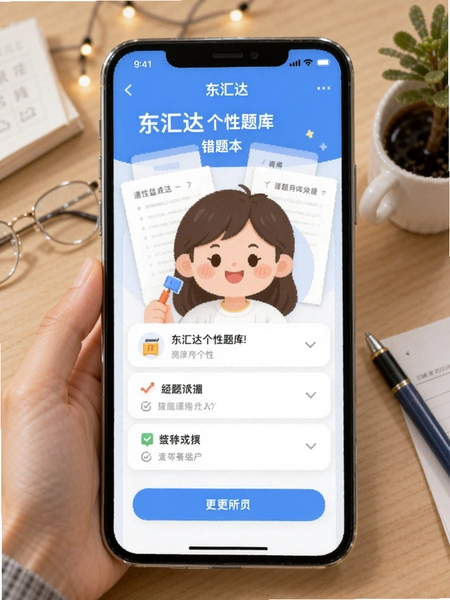 东汇达个性题库错题本界面
