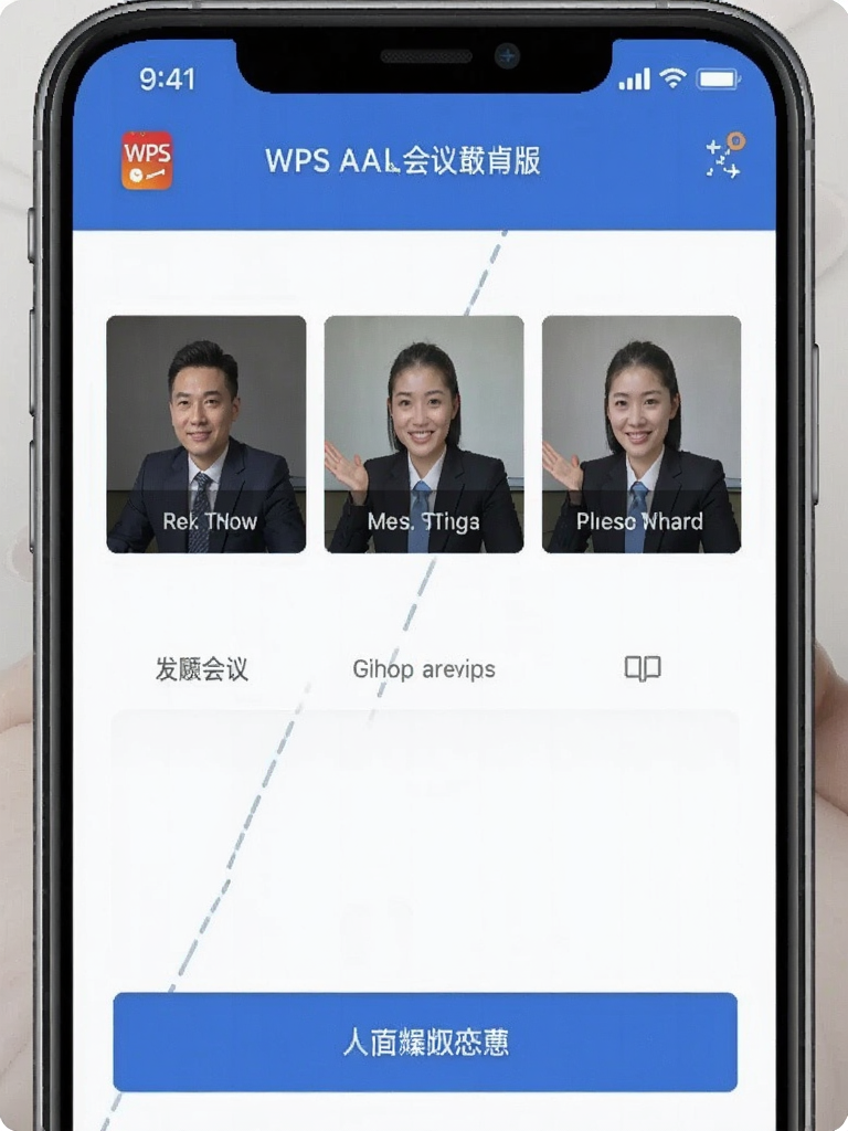 WPS会议安卓版加入会议界面预览图