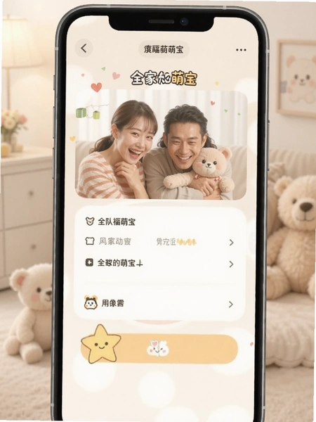 全家福萌宝设置页面隐私选项界面预览图