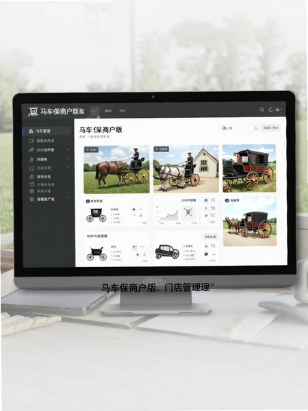 马车保商户版门店管理界面预览图