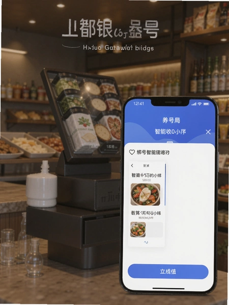 先叫智能收银小程序绑定手机号界面
