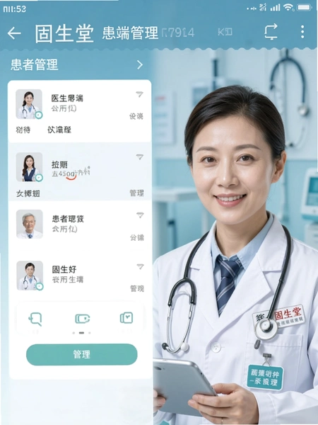 固生堂医生端患者管理界面截图
