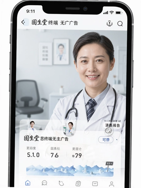 固生堂医生端无广告主界面预览图