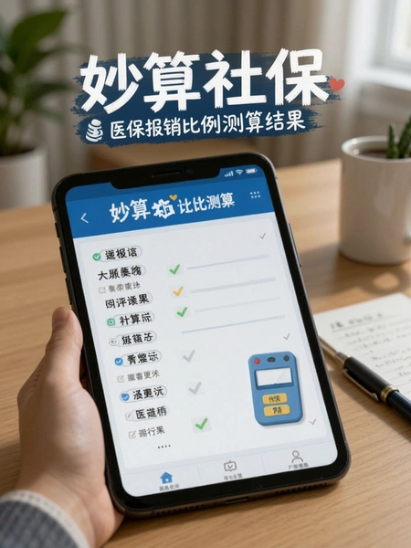 妙算社保 医保报销比例测算结果