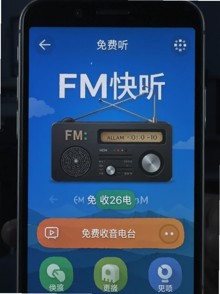 FM快听免费收音机电台收听界面
