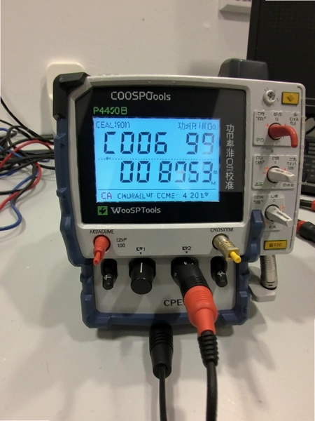 COOSPOTools 功率计校准成功截图