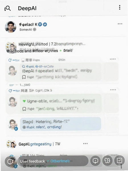 DeepAI智能生成用户反馈截图