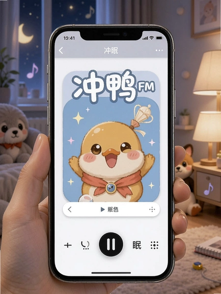 冲鸭FM广播剧助眠音频播放界面预览图