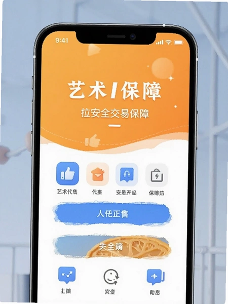 艺术代售APP安全交易保障页面