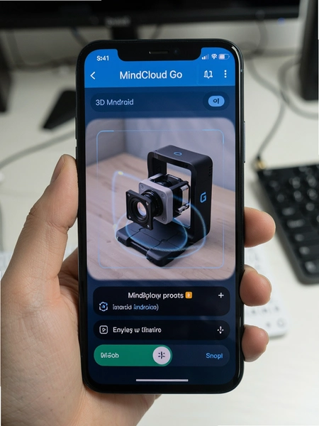 MindCloud Go安卓手机连接3D扫描设备界面预览图