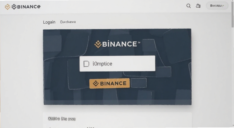 binance��¼ҳ����֤�������Ԥ��ͼ