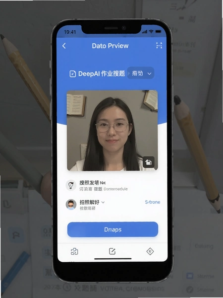 DeepAI作业搜题拍照解题界面预览图