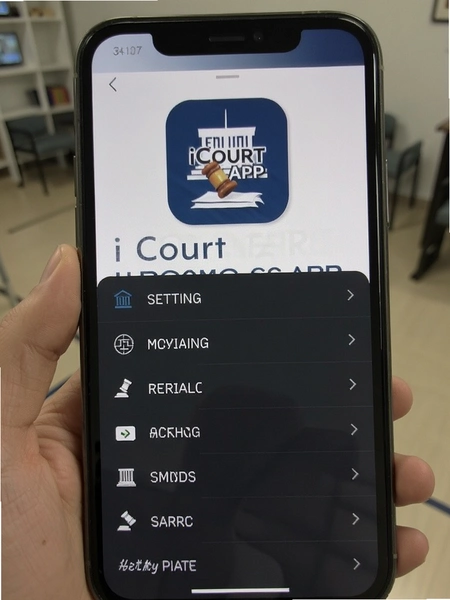 iCourt��ѧԺAPP���ò˵������ͼ
