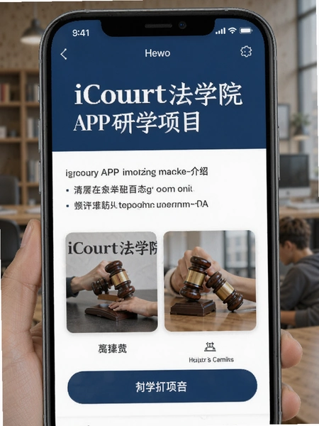 iCourt��ѧԺAPP��ѧ��Ŀ����ҳ��