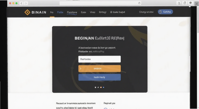 币安网页版注册页面预览图