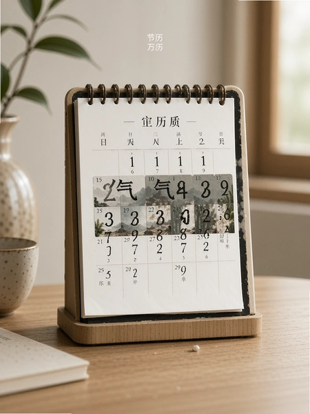 极简日历农历节气显示效果