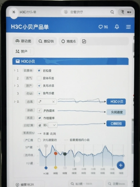 H3C小贝产品配单报价界面