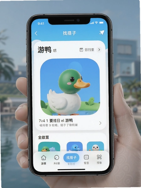游鸭app找搭子界面预览图