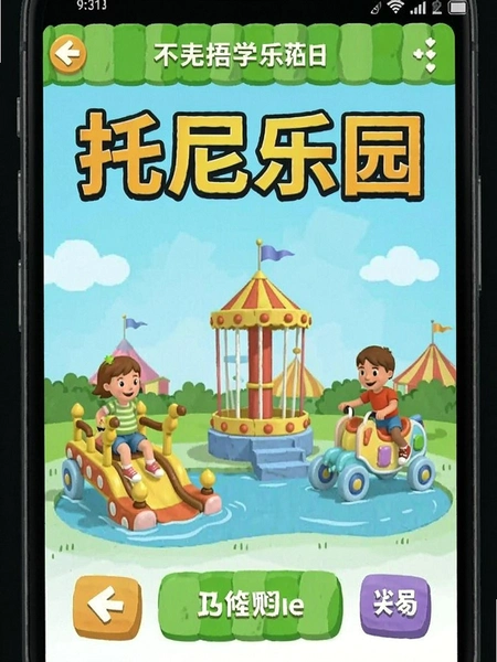托尼乐园英语学习界面截图