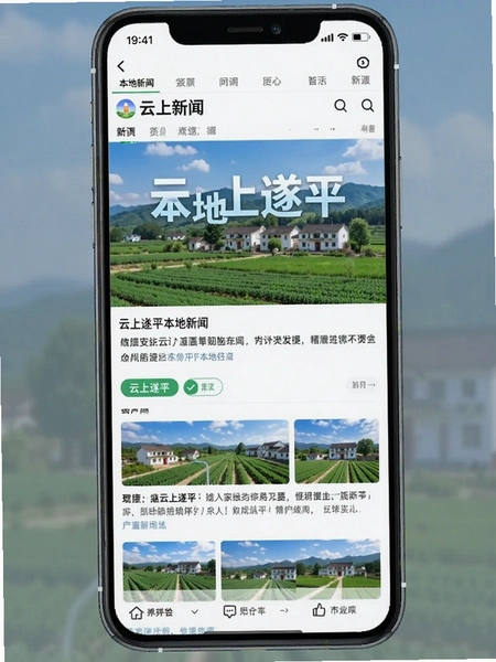 云上遂平 本地新闻页面展示图