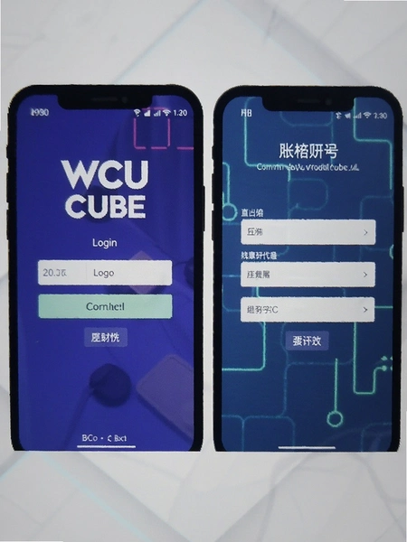 WCU CUBE��¼������˺�����ҳ���ͼ