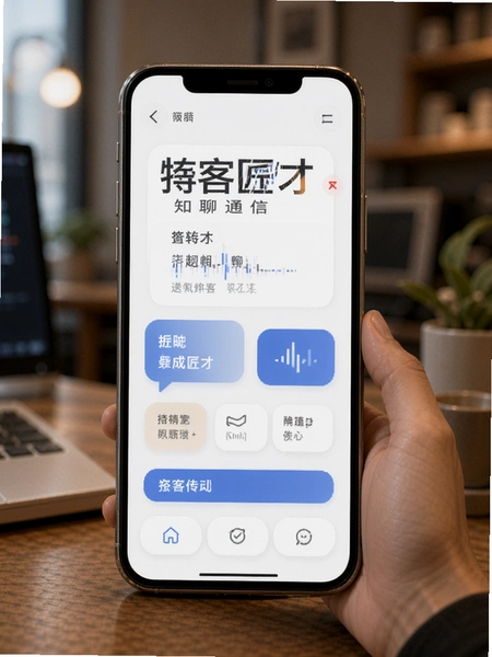 掮客匠才 知聊通信界面