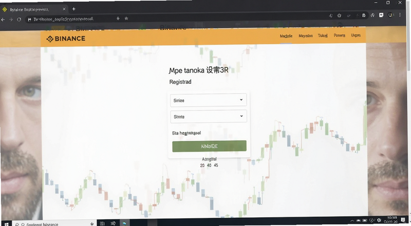 网页版Binance注册页面操作界面预览图