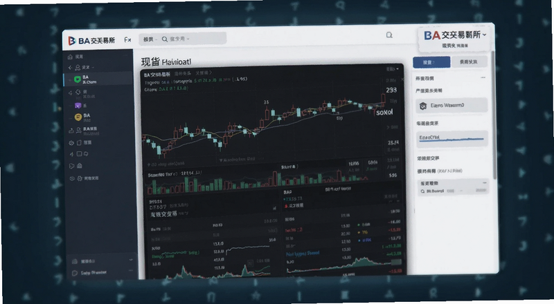 BA交易所现货交易界面操作预览图