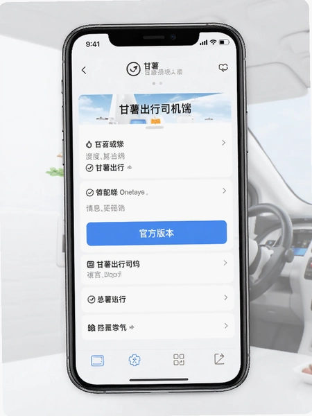 甘薯出行司机端官方版本信息页面