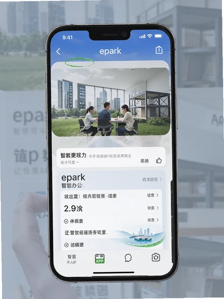epark智慧办公APP界面截图