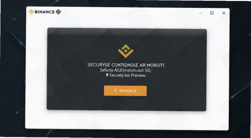 Binance�ͻ��˰�װ�����밲ȫ��ʾԤ��ͼ