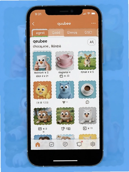 qeubee�ƶ��˽����ͼ