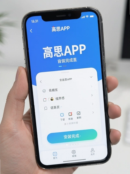 高思APP安装完成后的首页界面