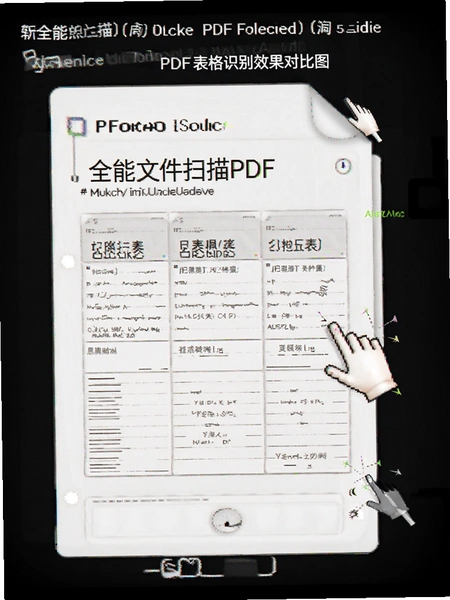 ȫ���ļ�ɨ��PDF����ʶ��Ч���Ա�ͼ