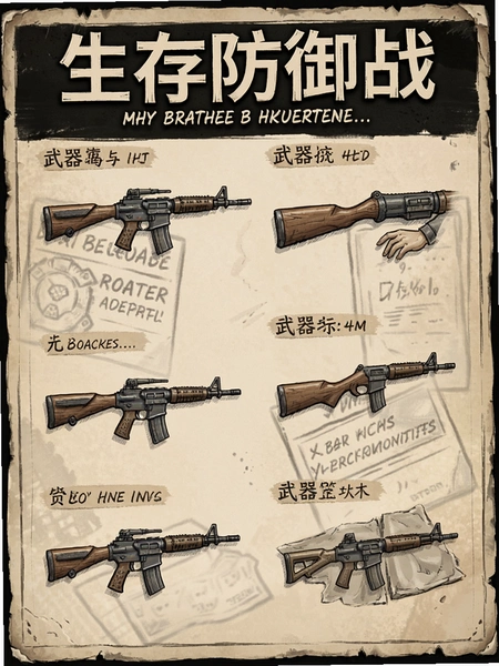 生存防御战 武器图鉴大全