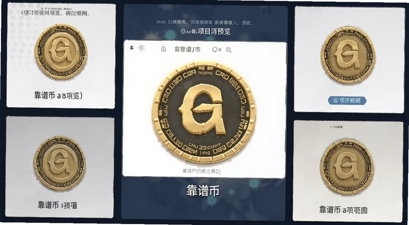 靠谱币a项目界面预览图