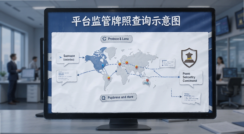 平台监管牌照查询示意图