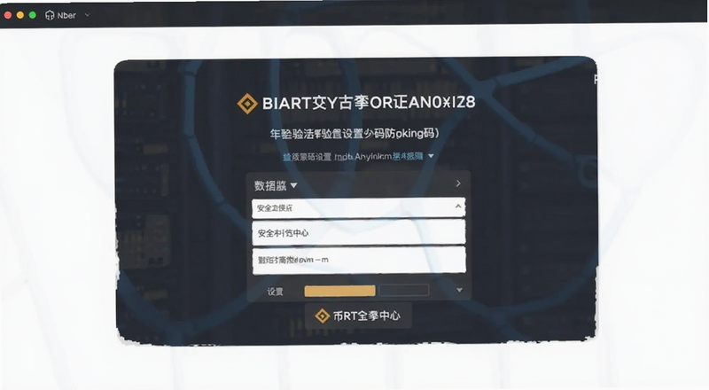 币安安全中心双重验证和防钓鱼码设置界面预览图