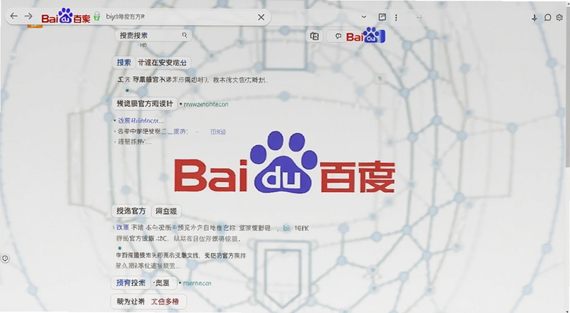 百度搜索bi安官方结果辨别预览图