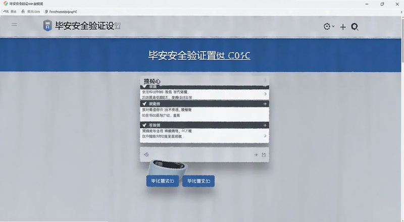 毕安安全验证设置页面预览图